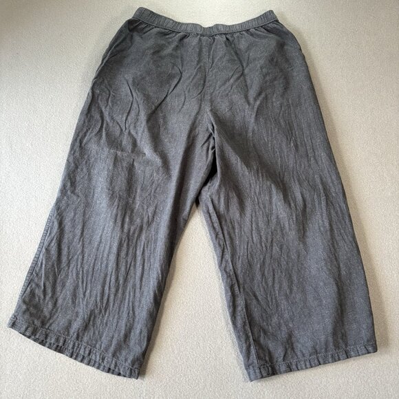Patagonia Pants Womens M Gray Garden Island Pants Hemp Lyocell Blend Flowey Boho - Picture 13 of 14